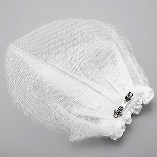 Pssopp Schleier für Hunde Hund Braut Blume Kopfschmuck Hundehaarspangen Hund Haustier Katze Brautkleid Hochzeit Haar Zubehör für kleine Hunde Katzen(L)