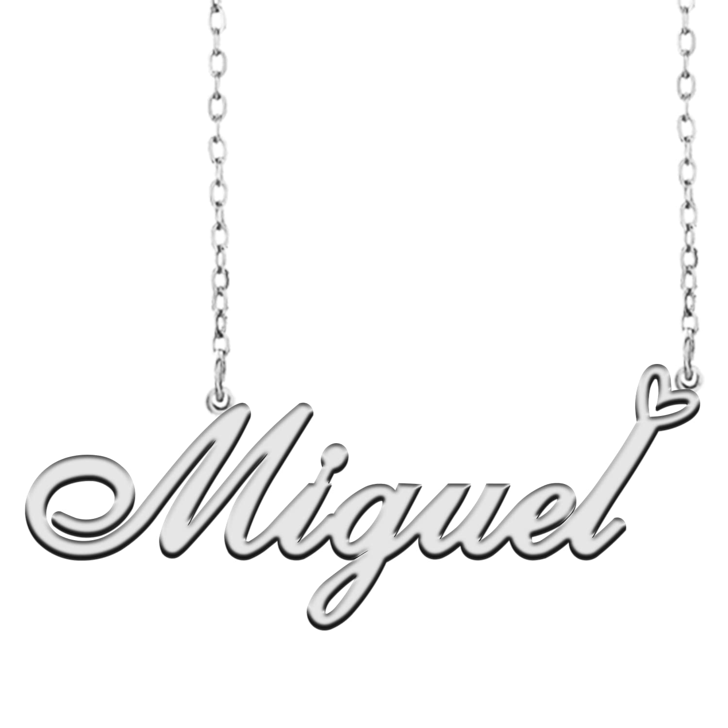 A168A Custom Name Necklace Customized Personalized Plated Name Necklace for Mother Daughter Friendship Women Valentine's Day Christmas Birthday New Year