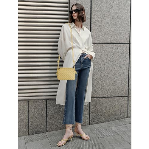 Image of ZEDIUH Woven Crossbody Shoulderbag, Small Vegan Leather Purse