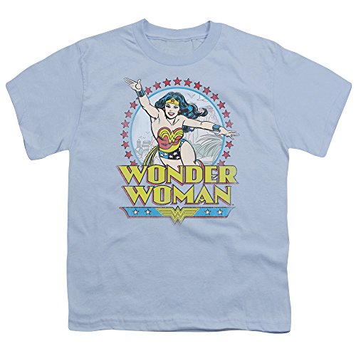 T-shirt Wonder Woman bleu taille S : le cadeau DC Comics parfait pour un anniversaire
