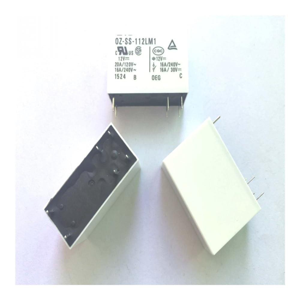 2 Pezzi Relè OZ-SS-112LM1F 12VDC 16A 6 Pin - Nuovi