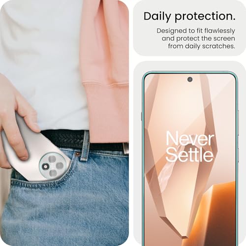 Image of FIRST MART Gorilla Tempered Glass Compatible with OnePlus 13R 5G (6.78 Inch) With Clear Camera Lens Protector & Installation Kit | Edge to Edge Coverage | Clear