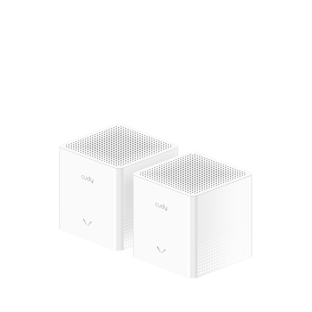 Cudy AX3000 WiFi 6 Sistema Red Mesh Doble Banda 160m² 2.5G M3000S 2 Unidad | 1x Gigabit LAN, 2402Mbps 5GHz, 574Mbps 2.4GHz, +100 Equipos, Backhaul Ethernet, 1.3GHz CPU, OFDMA, MU-MIMO, WPA3, IPv6, VPN