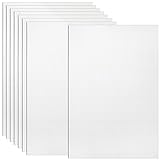 Tosnail 8 Pack 18' x 12' Sheets 7 Count Clear Plastic Mesh Canvas Sheets for Embroidery Crafting
