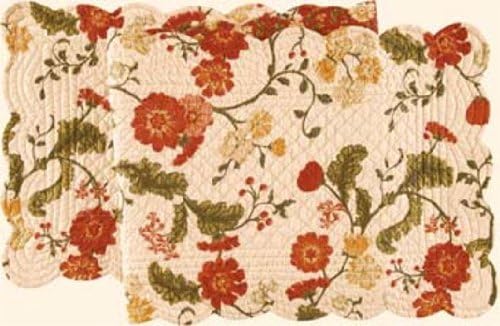 C&F Home Quilted 14x70 Inches Reversible Table Runner, Carlisle Red