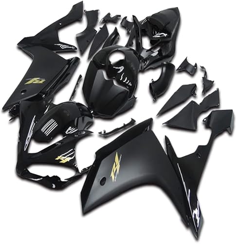 NT FAIRING Carenado completo de inyección negro mate brillante apto para Yamaha 2007 2008 YZF R1 R1000 YZF-R1 nuevo kit pintado ABS plástico