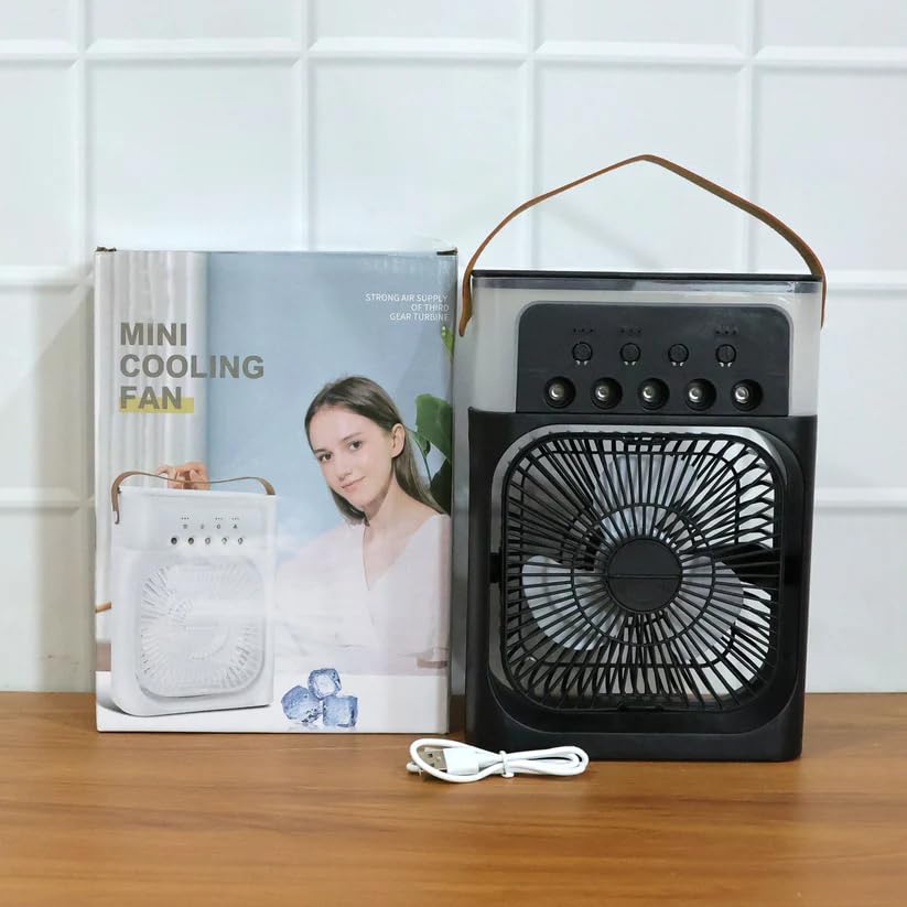 Generic Portable Air Cooler Fan with 7-Color Light - Image 5