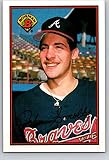 1989 Bowman #266 John Smoltz RC Rookie Atlanta Braves Baseball NM-MT