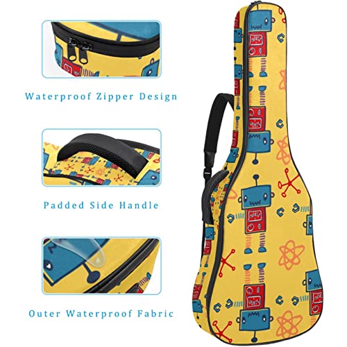 Housse de protection en éponge épaisse imperméable pour guitare acoustique électrique basse classique, Multicolore 09… - Les Beatles, Paul McCartney, John Lennon, RIngo Starr, George Harrison Housse de protection en éponge épaisse imperméable pour guitare acoustique électrique basse classique, Multicolore 09… – Image 5