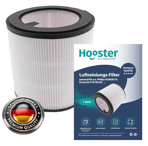 1 HEPA Filter passend für Philips Luftreiniger 800 Series AC0820/10 u.a. | Ersatzfilter für FY0194/30