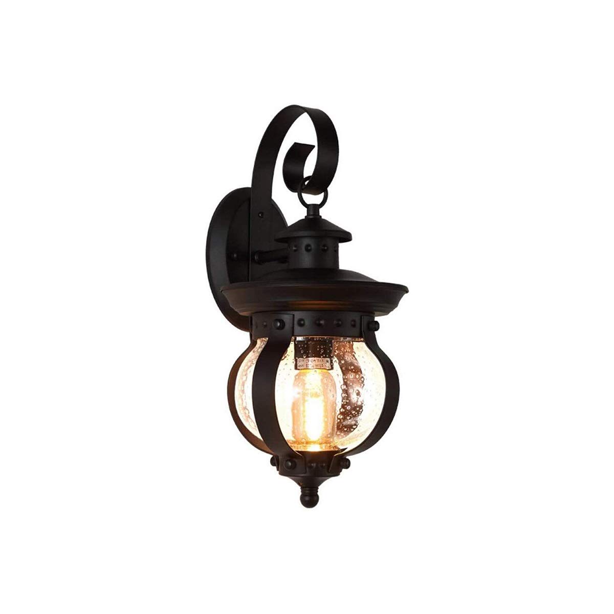 Applique murale extérieure étanche en verre goutte de pluie pour illuminer votre porche