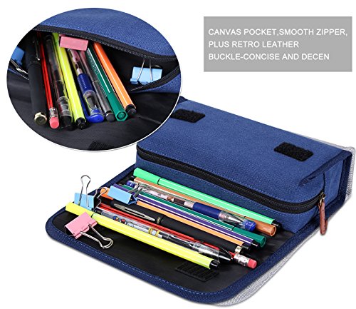 Fyy Astuccio Premium scatola portamatite in tela