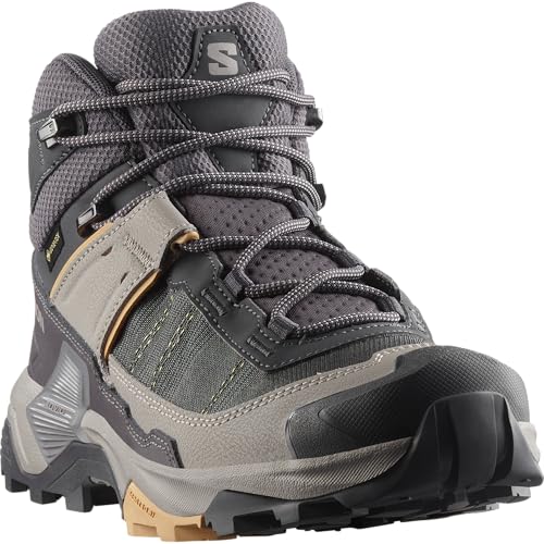 Salomon Womens X Ultra 5 Mid GTX® Nine Iron/Gull/Soft Clay 7 Medium