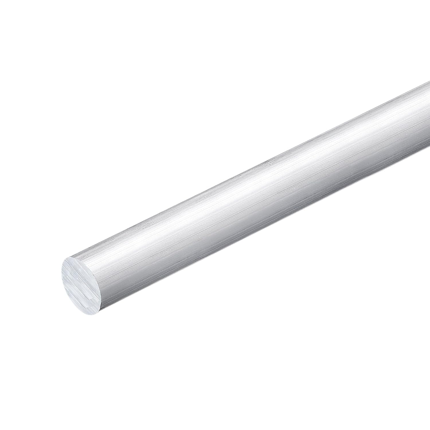 uxcell 1Pcs 3/4"(19mm) Dia Round Aluminum Rod, 12"(305mm) Long 6061 Aluminum Round Rod Solid Lathe Bar Stock for Industry Construction DIY Crafts