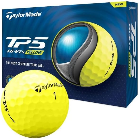 ゴルフボール 🍄 TP5 イエロー Taylormade 2024 3ダース 【AAAA】 36球