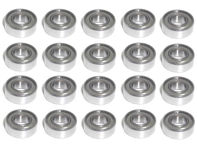 Edelstahl Kugellager SMR115 ZZ 5x11x4 mm NIRO 50 Stück - rcbay | rostfreies Rillenkugellager beidseitig gedichtet