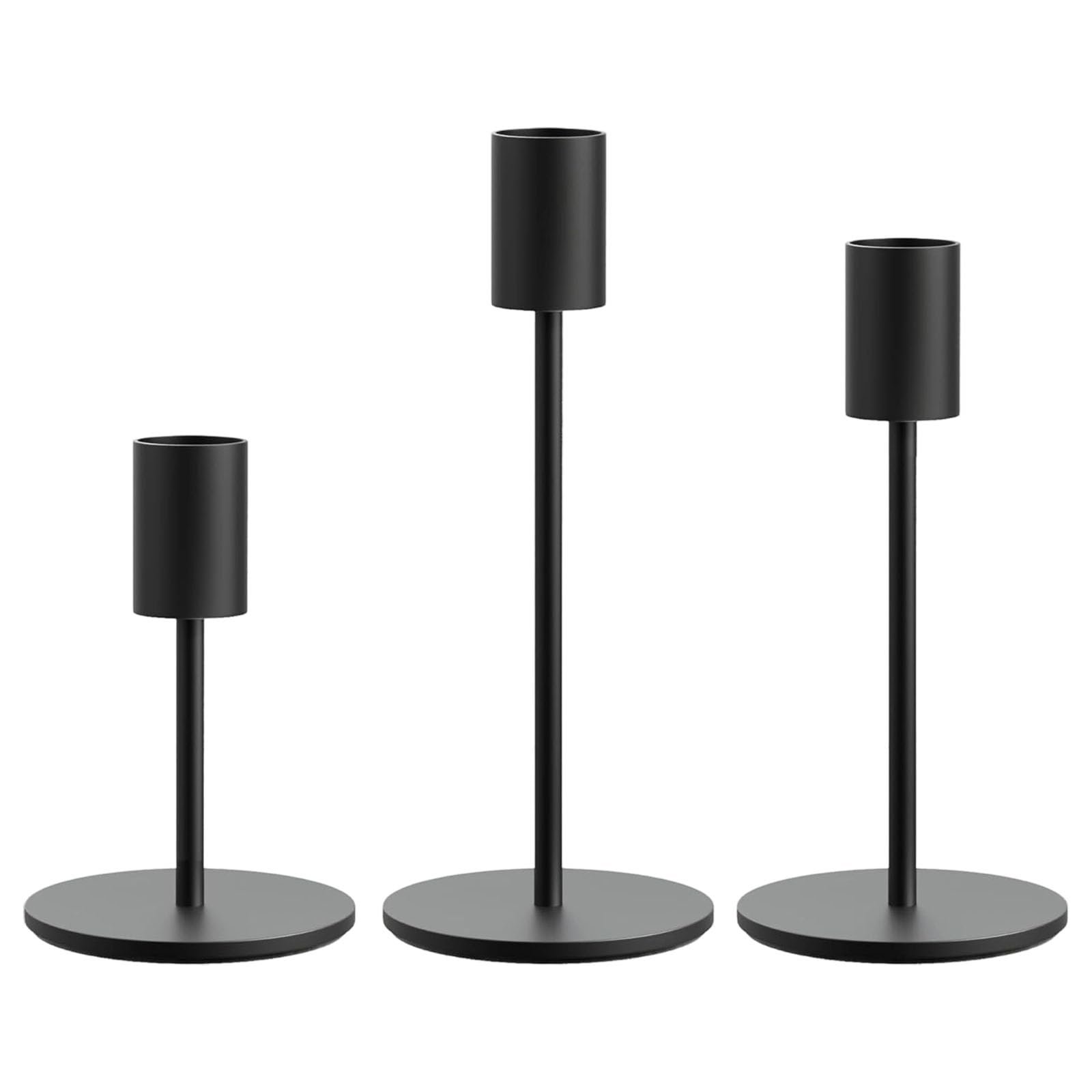 Metal Stick Holder Tapered Pillar Stick Stand Holder for Holiday Mantel Piece Tabletop Decorative Candelabra