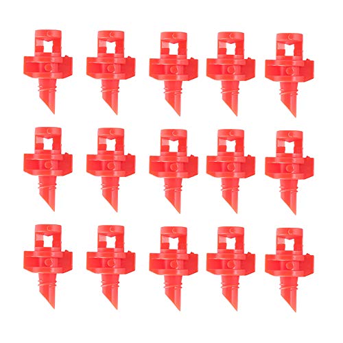 wowoda 100 Pcs 360 Degree Refraction Atomized Dripper Micro Garden Sprinkler Sprayer Hydroponic Garden Irrigation