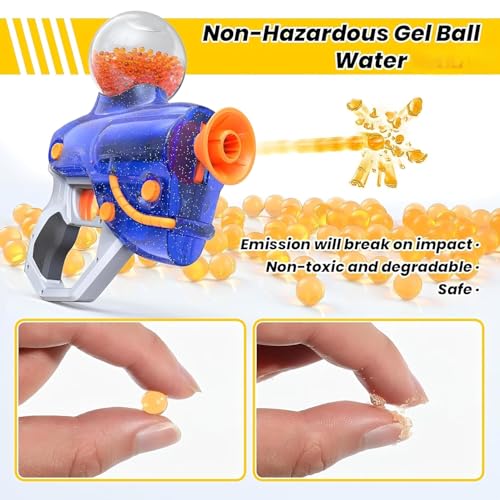Image of Verat 2 Packet Gel Water Balls /Water Beads /Refill Water Bead /Gel Blaster Ammo /Water Balls for Gun /Gel Balls for Kids /Gel Blaster Balls in Bottle /7-8mm Non-Toxic Water Beads Gel Guns(20000 Orange)