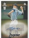 Logan Gilbert Autographed Collectible Baseball Card - 2021 Panini Chronicles Luminance Baseball Card #LA-LG (Mariners)