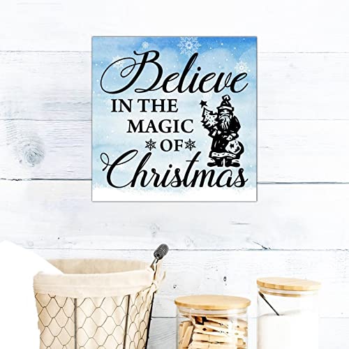 Plaque de Noël bois 35cm pour en finir avec la déco triste de porte