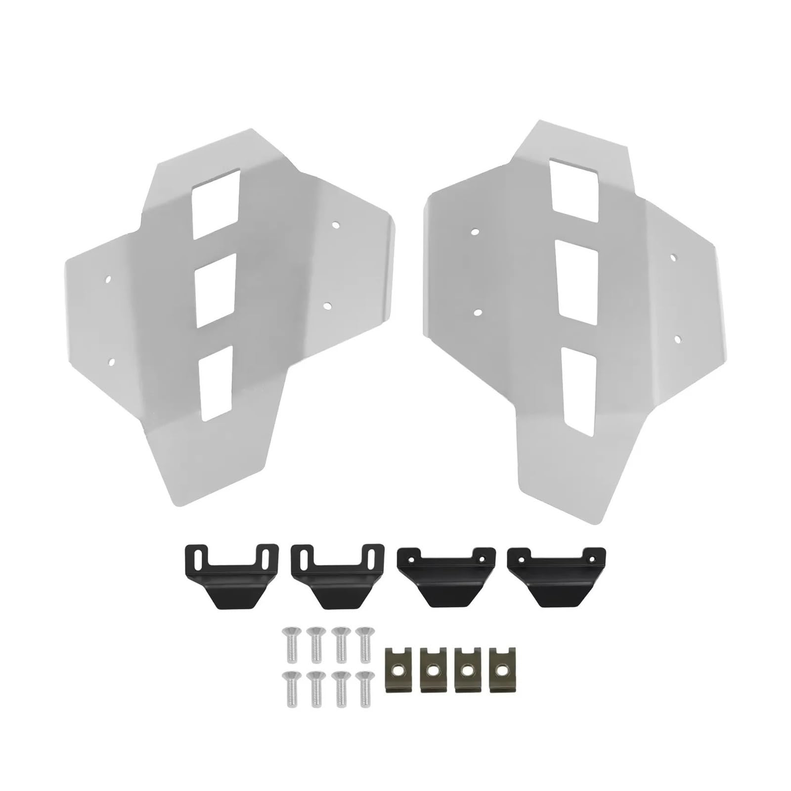 Osłona Głowicy Cylindra Silnika, Pokrywy Zaworów, Zderzaki Ochronne Pasujące Do BMW R 1250 GS 1250GS ADV R1250 GS Adventure Motocykl Przednia Osłona Chłodnicy(Silver)