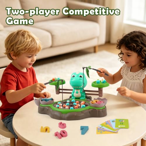Magnetic Dinosaur Fishing Game para Niños 3-7 Años miniatura 5