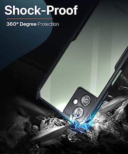 Image of WOW IMAGINE Shock Proof Clear Protective Back Case for Samsung Galaxy F14 5G - AirEDGE Technology | 360 Degree Camera Protection | Transparent Hybrid Back Case Mobile Cover - Earthy Black