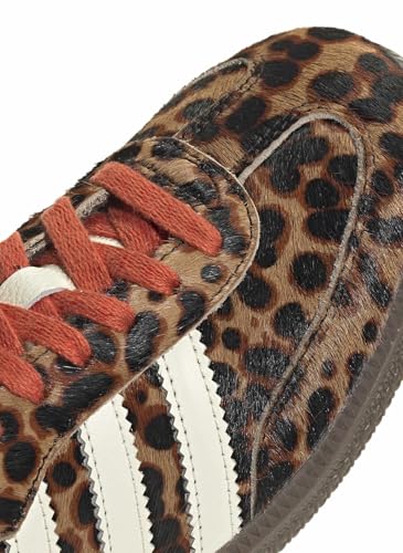 Image of adidas Samba OG Womens Sneaker (Leopard Print Gum, 5)