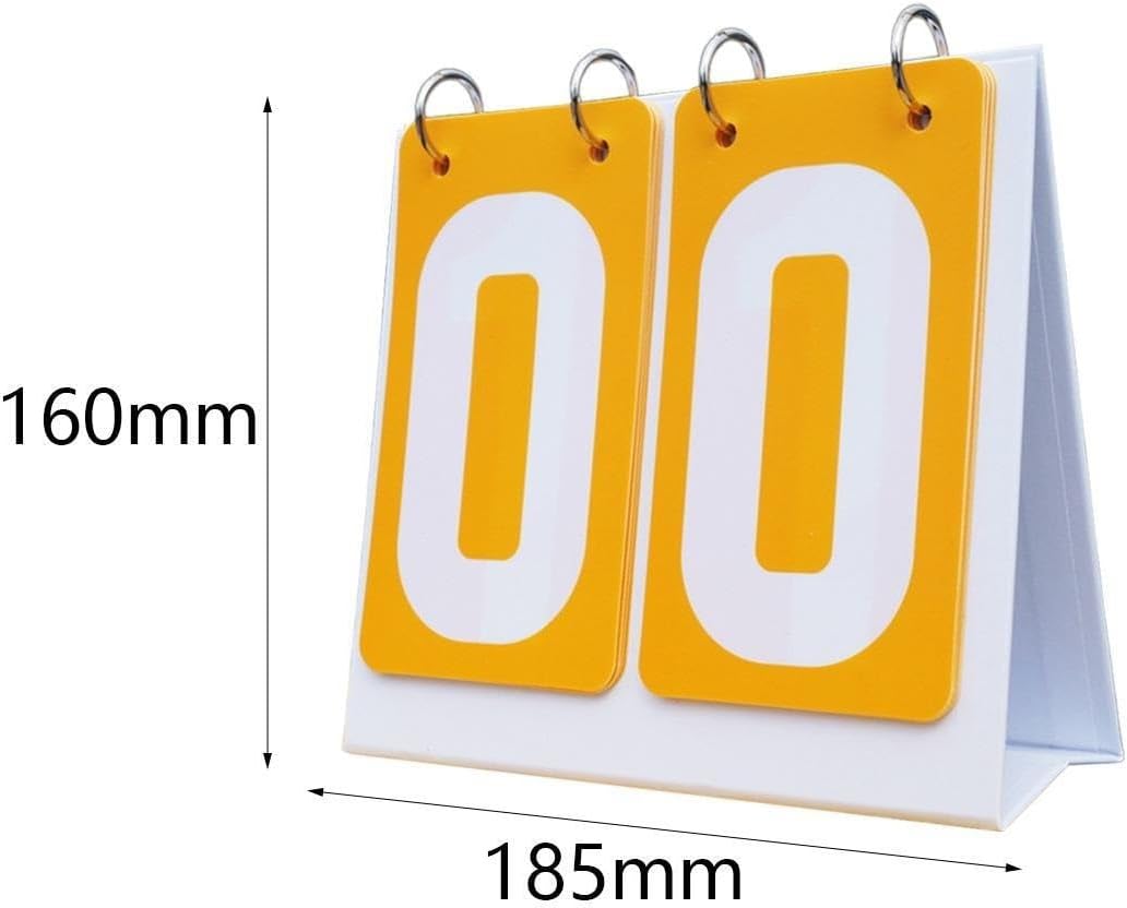 1pcs Multi Sports Scoreboards 2 Digits Lightweight Table Flippers