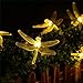 Produktbild Solar Libelle Lichterketten Kreative LED Hängeleuchte Garten Landschaft Licht Windspiel Licht für Party Hochzeit Geburtstag Halloween Weihnachtsbäume