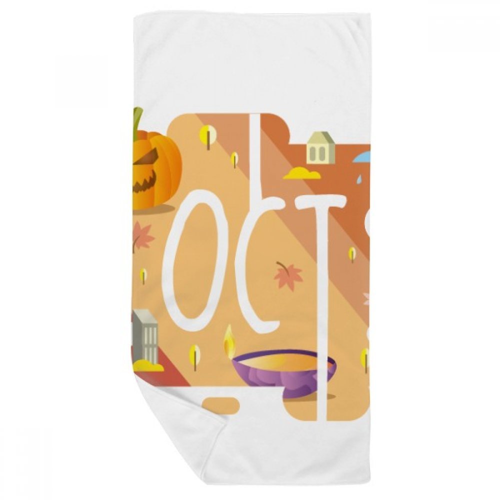Serviette de bain Octobre absorbante pour éviter les irritations du visage