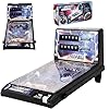Mini Pinball Machine - Tabletop Pinball Game for Adults, Home Arcade with Light, Desktop Ball Shooting Toy - Pinball Gifts ，for Family Kids
