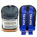 JDM Bride Racing Backpack Brown Bottom with Blue Tk Racing Harness Shoulder Straps BR/BL/TK