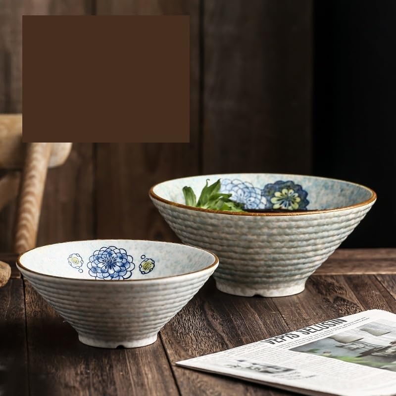 Miska Do Mieszania Sałatek Chińska Kreatywna Miska Na Owoce Domowa Ceramiczna Miska Do Sałatek Nadaje Się Do Zup, Makaronów, Owoców, Przekąsek Miska Do Sałatek Owocowych，Medium