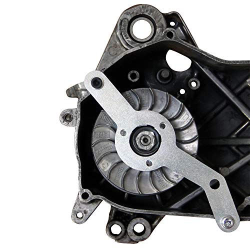 Easyboost Vario Blockierwerkzeug für 50ccm Yamaha Aerox Jog R Neo’s MBK Nitro Booster Bw’s Stunt Slider Montagewerkzeug Haltewerkzeug - Gewichte oder Keilriemen zu Wechseln