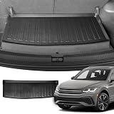 Premium Cargo Liner for Volkswagen Tiguan 7 Seat Model - Custom Fit Car Trunk Mat - All-Season Black Cargo Mat - 3D Shaped Laser Measured Trunk Liners