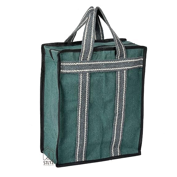 Image of Cash Bag with Zipper & Extra Compartment | Money Collection, Jewellery & Document Organizer Bag | Secure Storage Pouch for Cash, Cheques, Receipts & Valuables,12x5.5x16 Inch