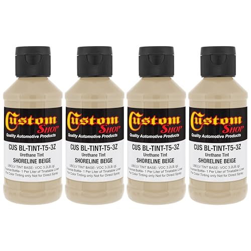 Image of Custom Coat 3 Ounce, Shoreline Beige, Bed Liner Tint Concentrate, 4 Pack