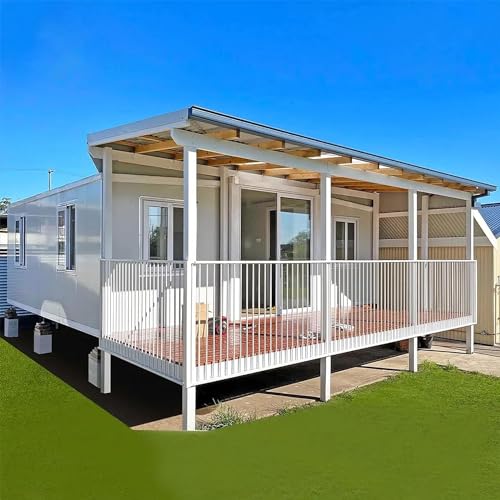 Portable Prefabricated Tiny Home 13x20ft, Mobile Expandable Plastic Prefab House for Hotel, Booth, Office, Guard House, Shop, Villa, Warehouse, Workshop (with Restroom). - Image 5