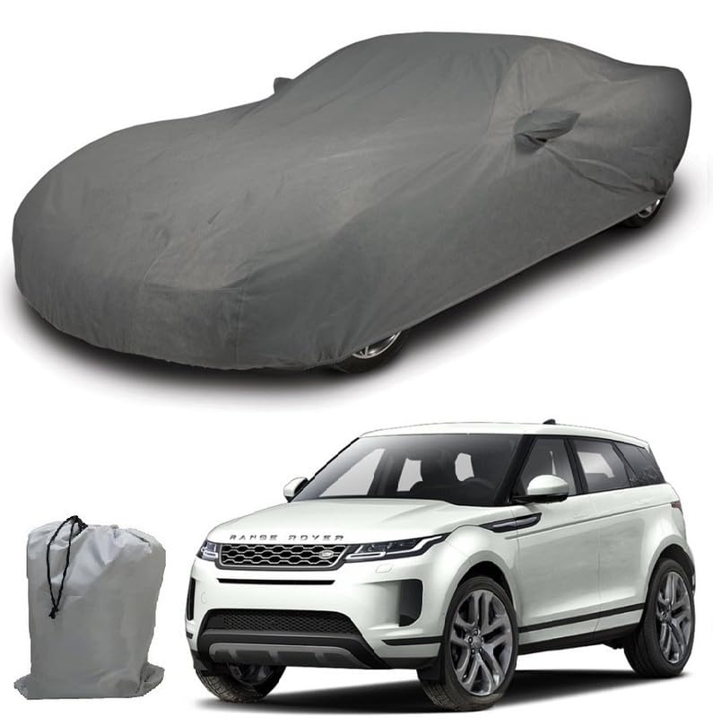 Image of ARCUATE Triple Layer Custom fit Car Body Cover for Land Rover Range Rover evoque |Top Layer Dustrproof | Middle Layer Waterproof | Bottom Layer Scratch Protection | Outdoor Indoor Fabric