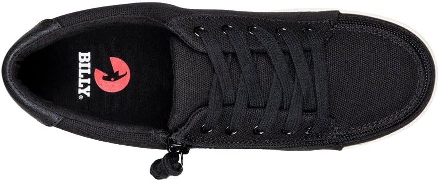 BILLY Women's Black Canvas Sneaker Low Tops - Image 3