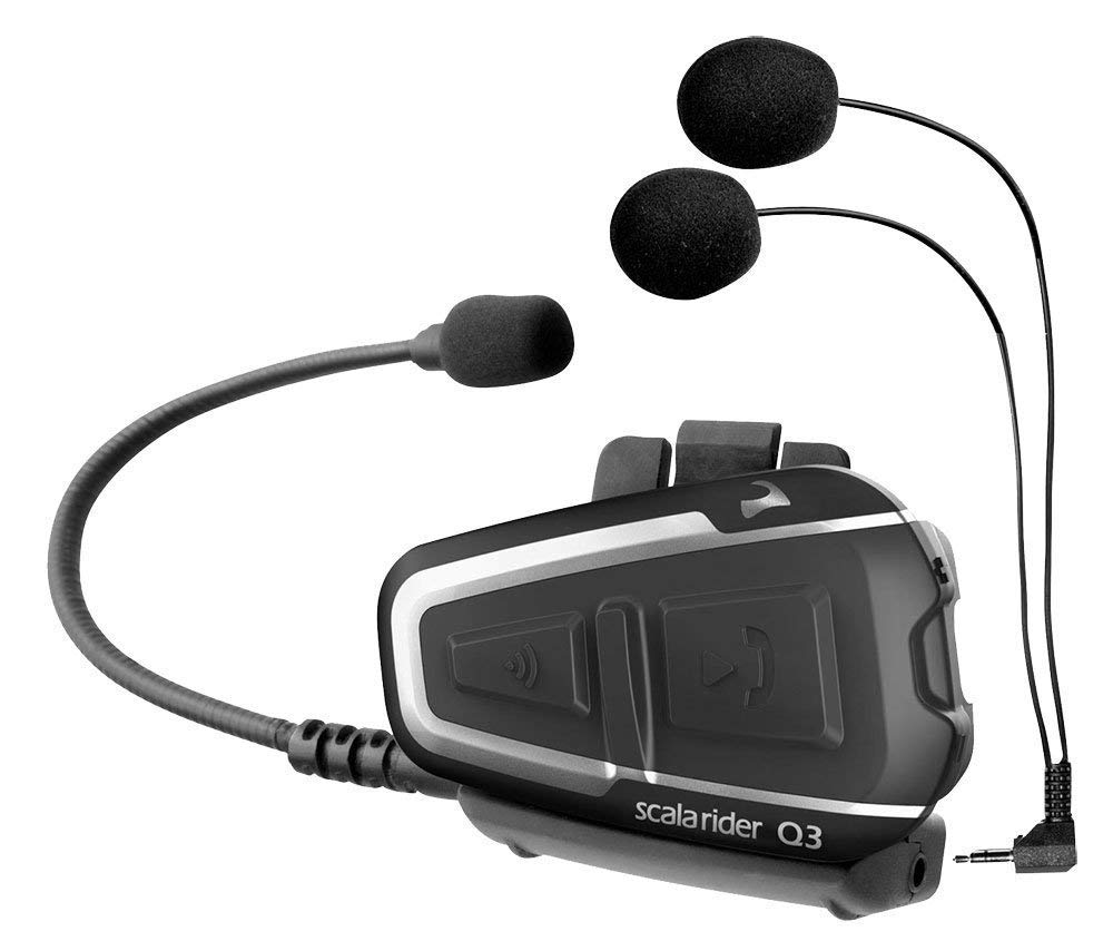 Cardo Scala Rider Q3 Solo Motorcycle Bluetooth Headset : Amazon.co