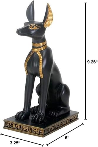 Miniatura 3 de SUMMIT COLLECTION Antiguo Egipto sentado Anubis