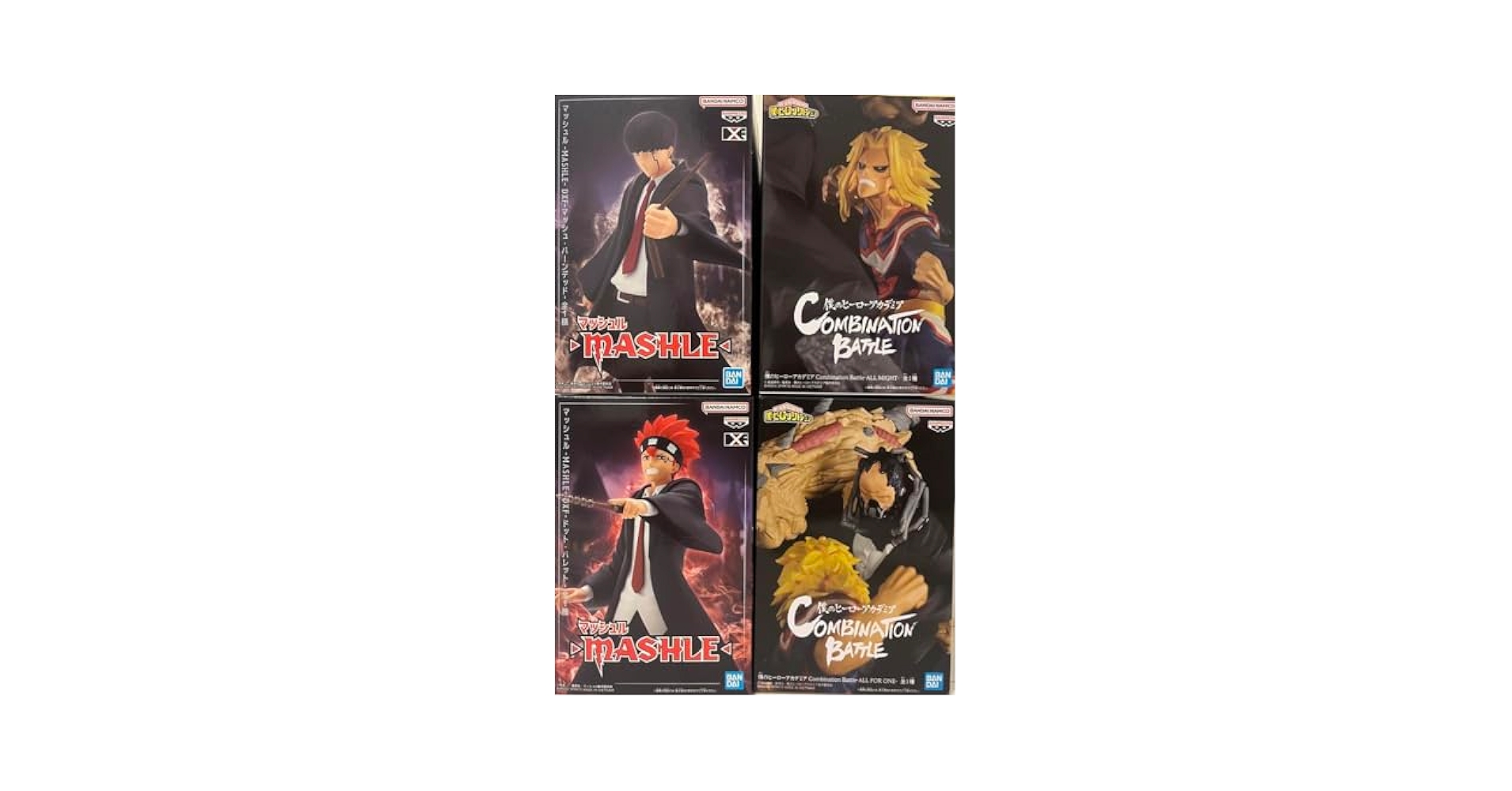 Amazon.co.jp: フィギュア4体まとめ ヒロアカ マッシュル