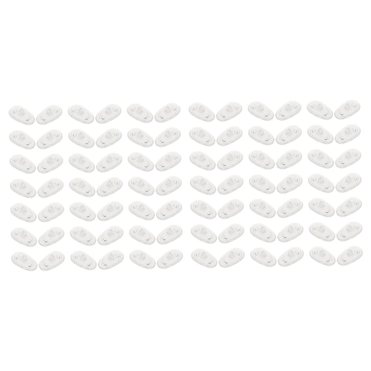 Healeved 5er-set Nasenpads Mit Weichem Klebstoff – Ersatz-nasenpads Für Brillen Bequeme Nasenpads Aus Silikon Für Brillen 100 Paar X 5