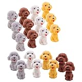 Veemoon 20 Piezas Borrador de perros de peluche divertido escuela pequeño almohadilla para perros forma Mini borradores de perros adorable borrador mini gomas de borrar tpr Color Aleatorio