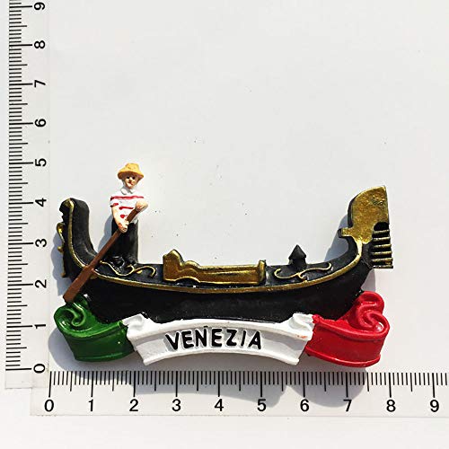 Imán rectangular decorativo de resina Venezia 5x8 cm miniatura 5
