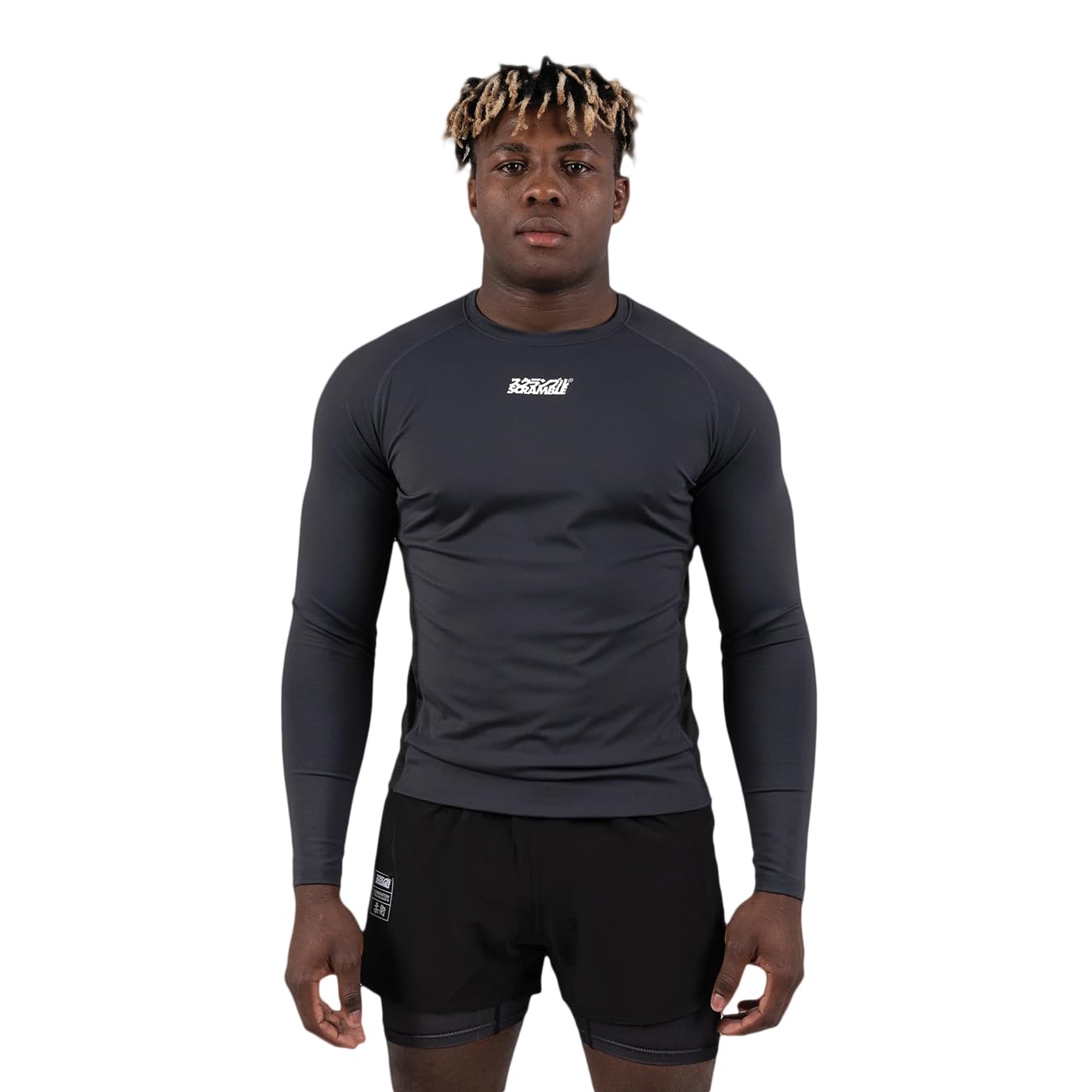 Scramble Shinobi Premium Compression Top - Long Sleeve - XL - Black