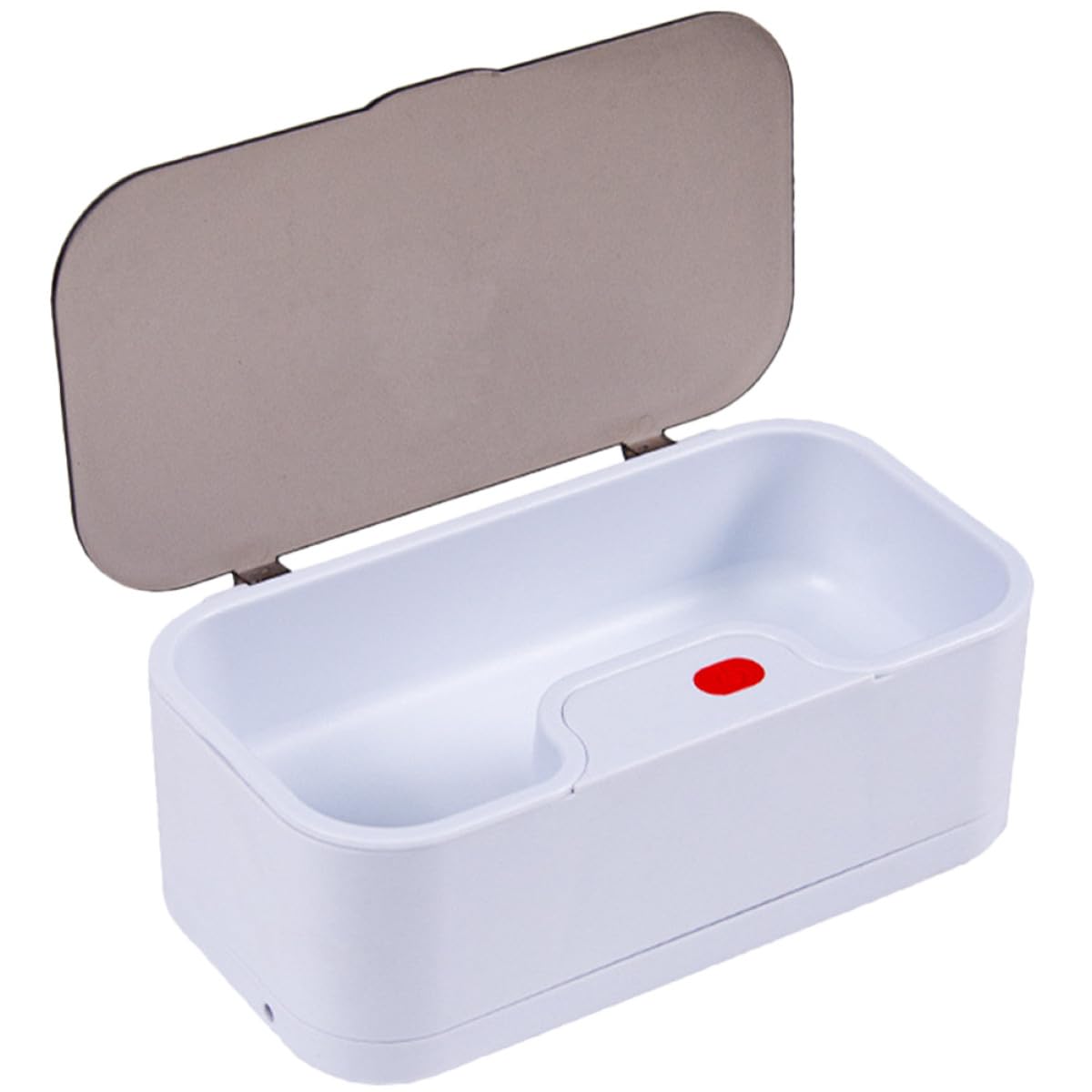 Milisten Schall Schmuckreiniger und Uhrenreinigungsgerät Tragbare Kleine Reinigungsbox Geräuscharmer Multifunktions Brillenreiniger für Haus und Geschäft